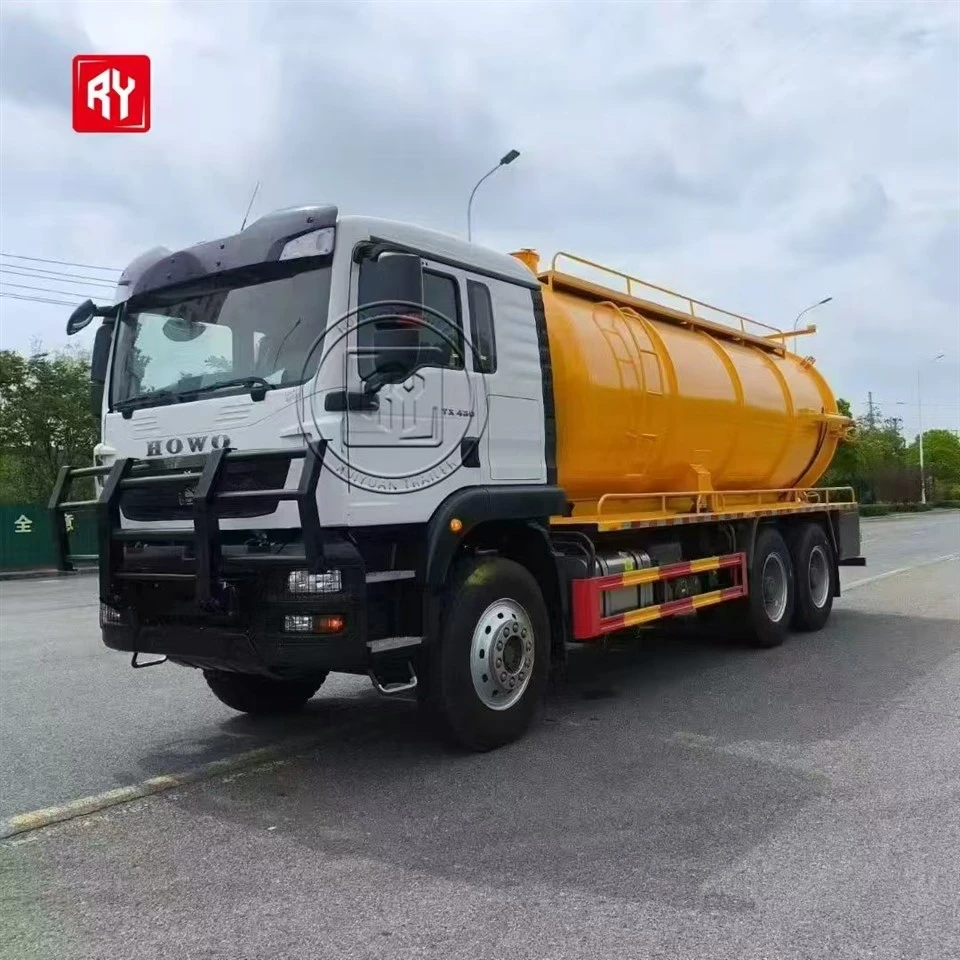 6x4 Sinotruk Howo20000L Vacuum Sewage Suction Truck high quality